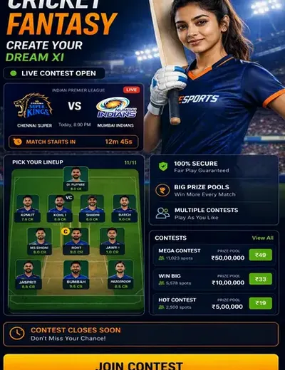 KhelX (khelx) fantasy cricket & matchday visual 3